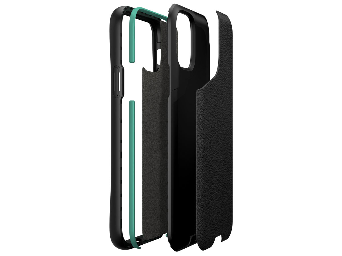 Mous Contour Leather Case Rood - iPhone 11 Pro hoesje