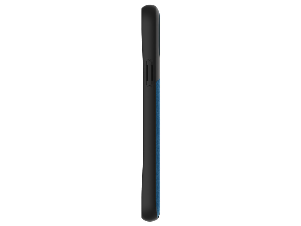 Mous Contour Leather Case Blauw - iPhone 11 Pro hoesje