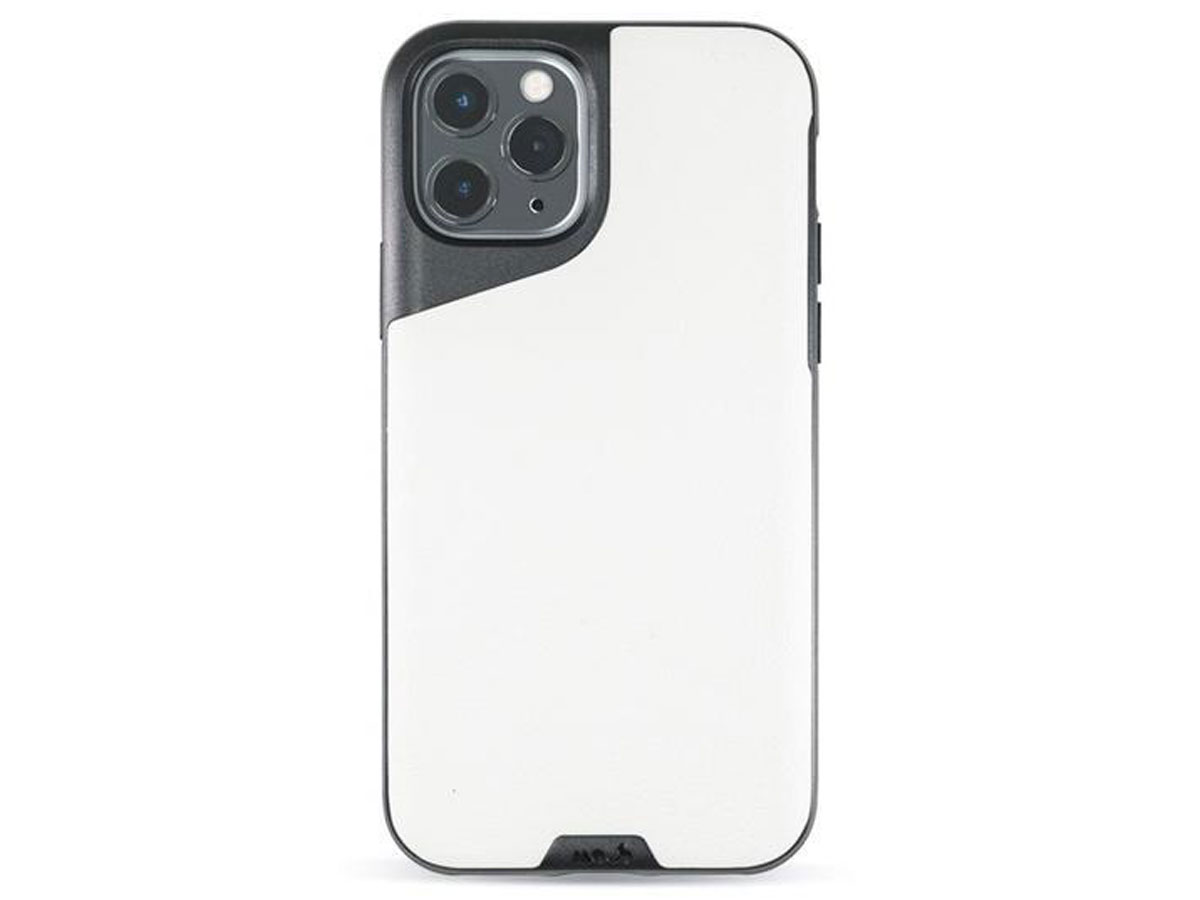 Mous Contour Leather Case Wit - iPhone 11 Pro hoesje