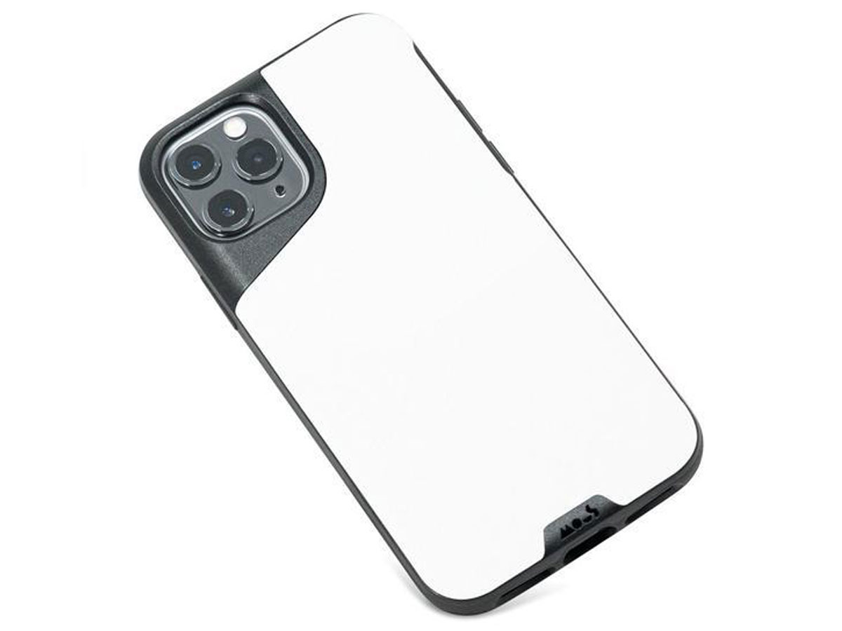 Mous Contour Leather Case Wit - iPhone 11 Pro hoesje
