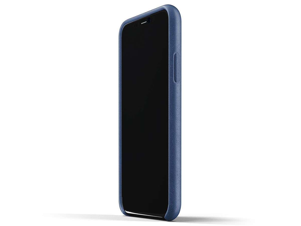 Mujjo Leather Phone Case - Fits IPhones 15 Plus And 14 Plus - MagSafe Compatible - Premium European Leather - Camera Lens Protection - Crafted With Recycled Materials - Slim Profile - Monaco Blue - View #7