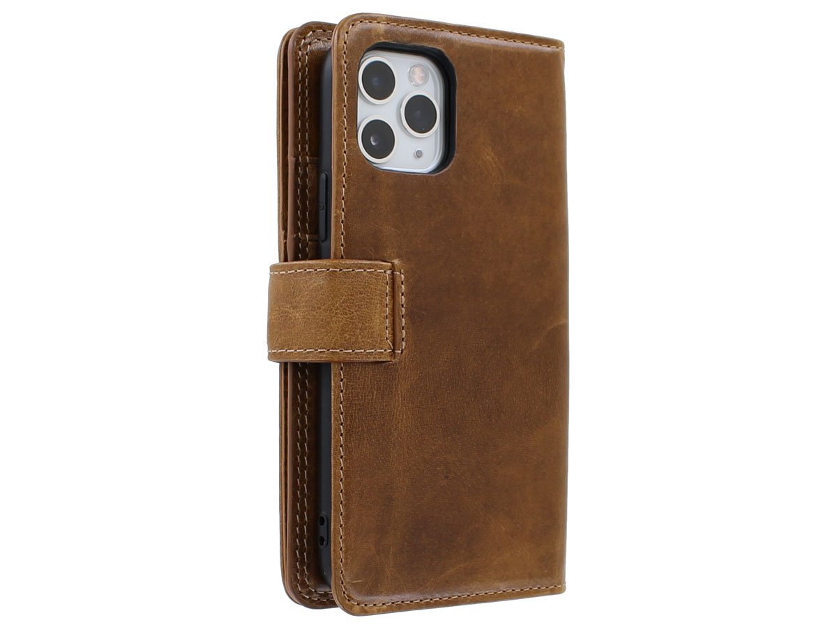 Pierre Cardin True Wallet Bruin Leer - iPhone 11 Pro hoesje