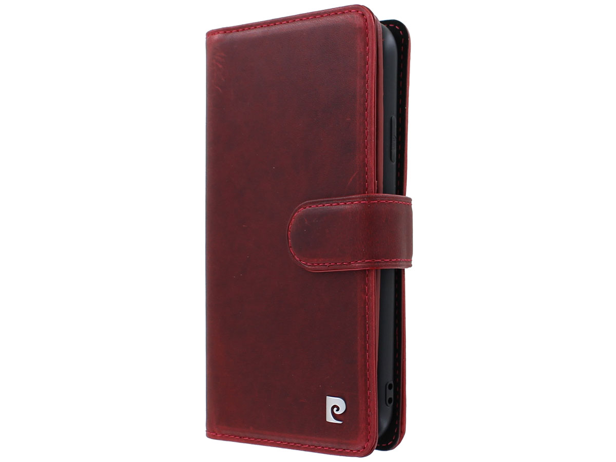 Pierre Cardin True Wallet Rood Leer - iPhone 12/12 Pro hoesje