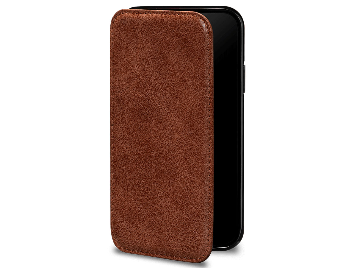 Sena Walletbook Cognac - iPhone 11 Pro Hoesje Leer