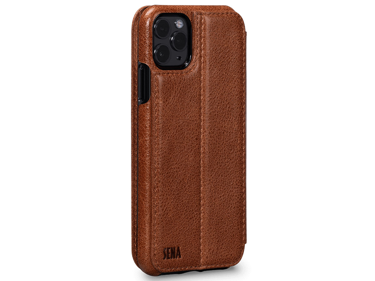 Sena Walletbook Cognac - iPhone 11 Pro Hoesje Leer