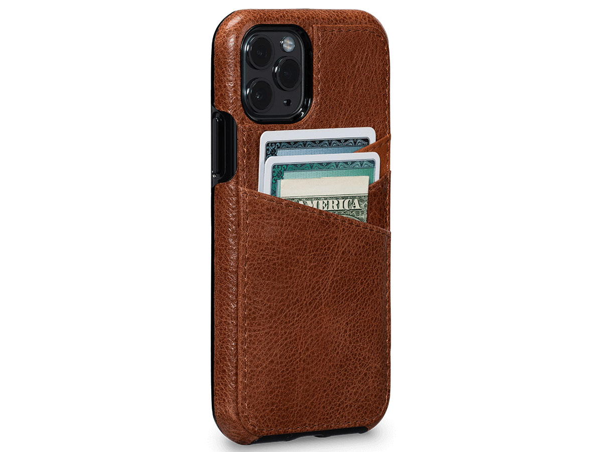 Sena Lugano Wallet Cognac - iPhone 11 Pro Hoesje Leer