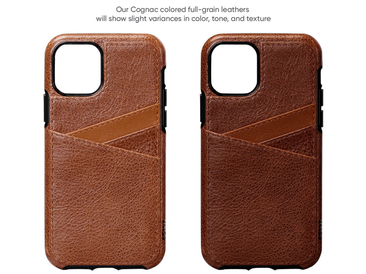 Sena Lugano Wallet Cognac - iPhone 11 Pro Hoesje Leer