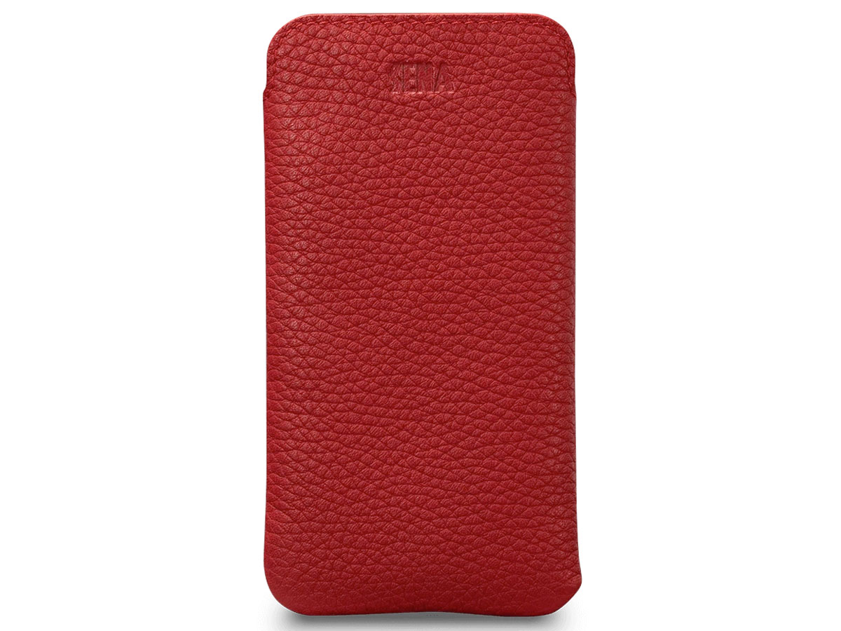 Sena Ultraslim Sleeve Rood Leer - iPhone 11 Pro hoesje