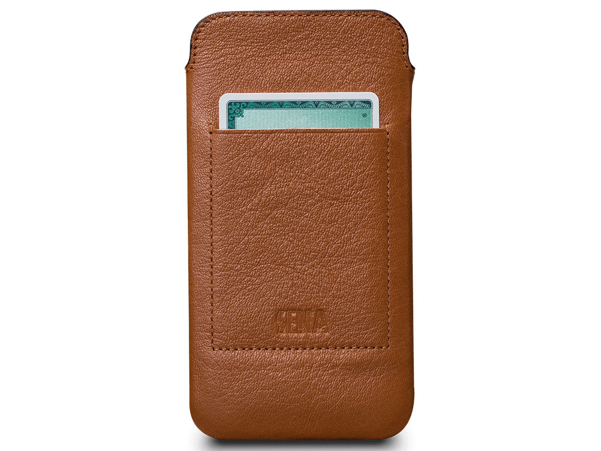 Sena Ultraslim Wallet Sleeve Saddle - iPhone 11 Pro hoesje