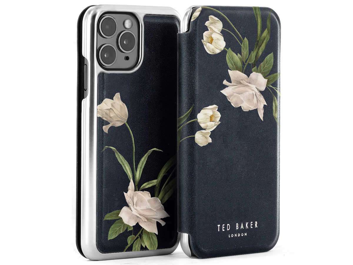 Ted Baker Elderflower Mirror Folio Case - iPhone 11 Pro Hoesje