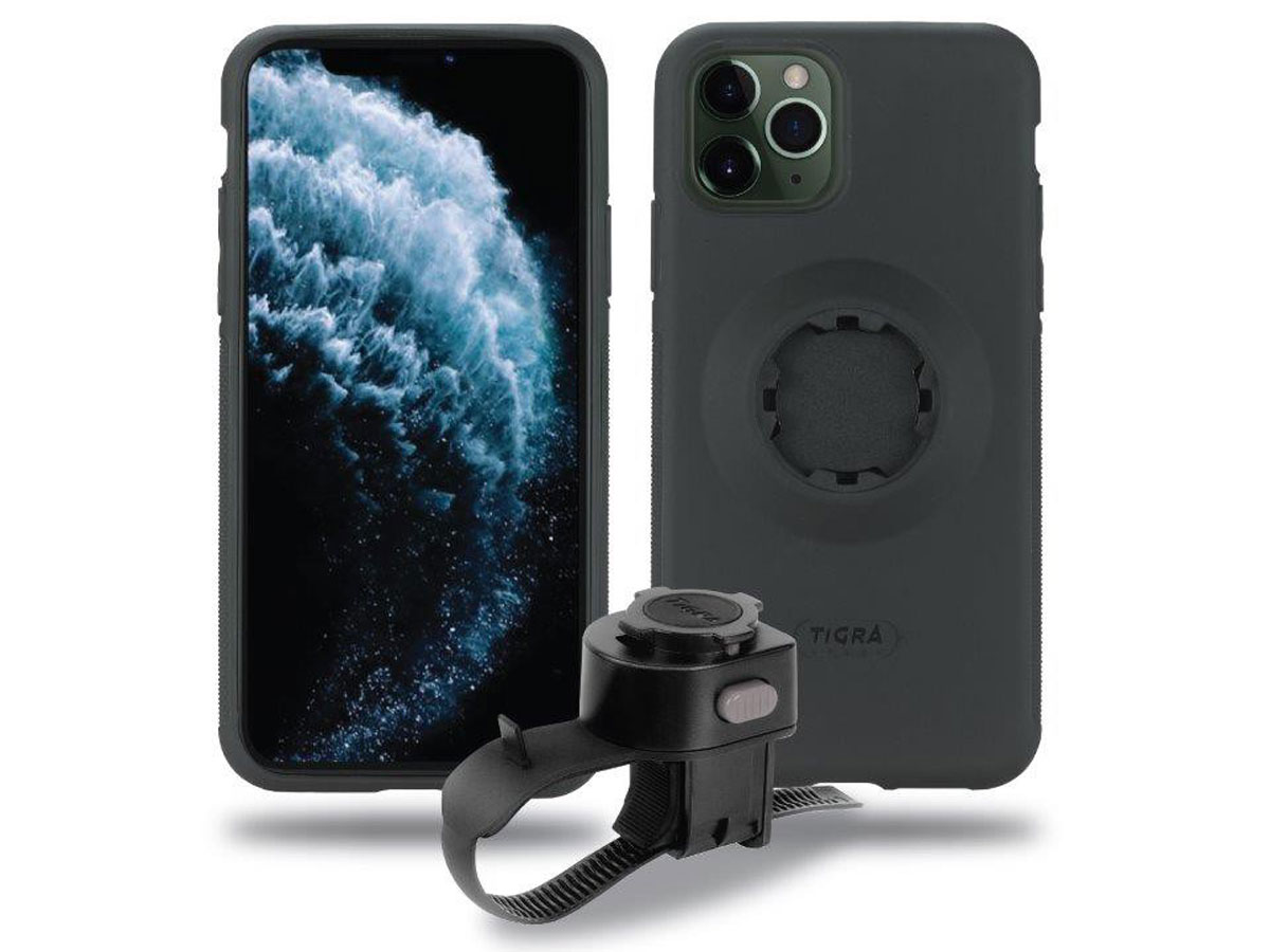 Tigra Fitclic MountCase Fietshouder voor iPhone 11 Pro met Rain Guard