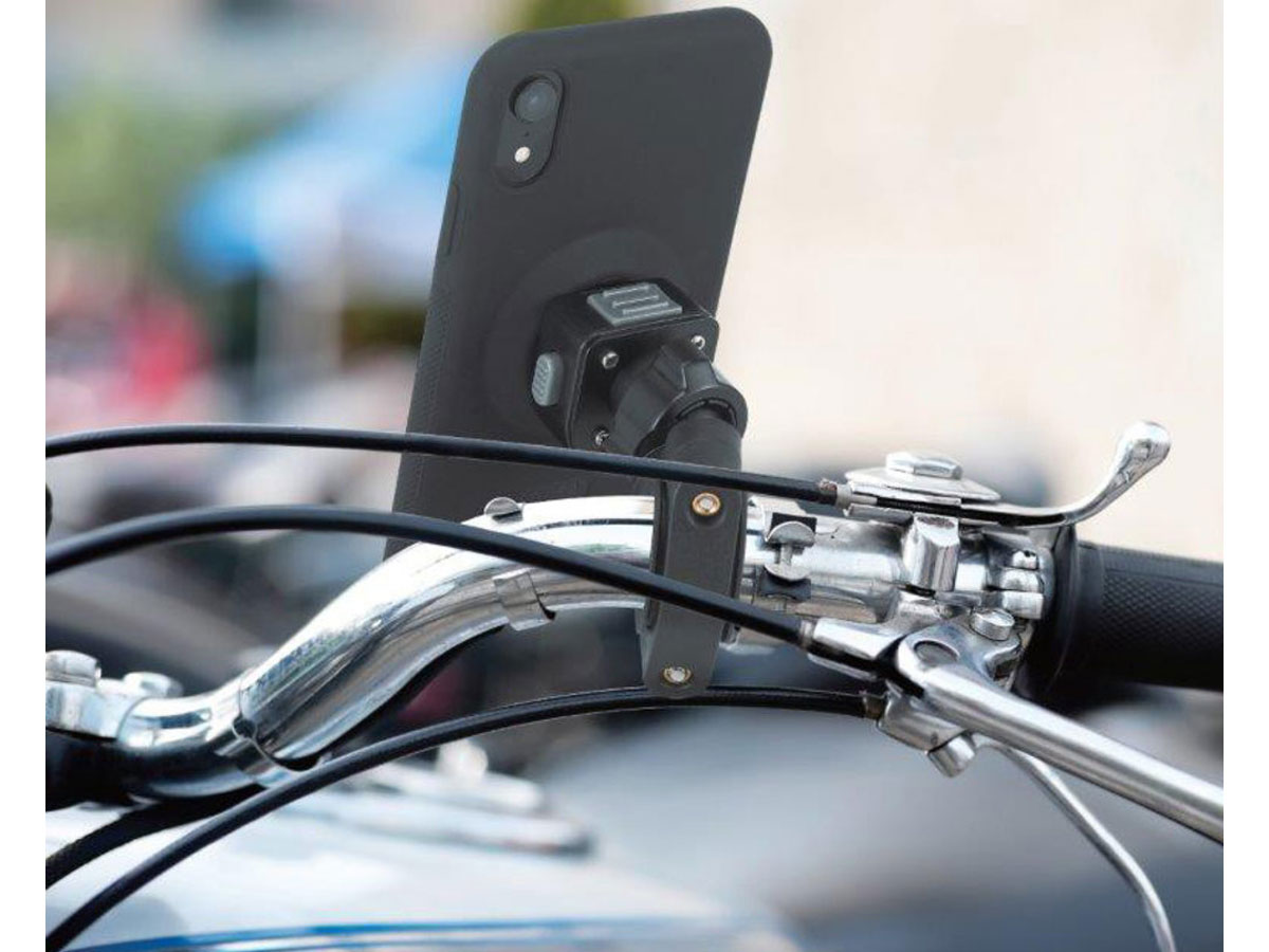 Tigra Fitclic MountCase Motorhouder voor iPhone 11 Pro met Rain Guard