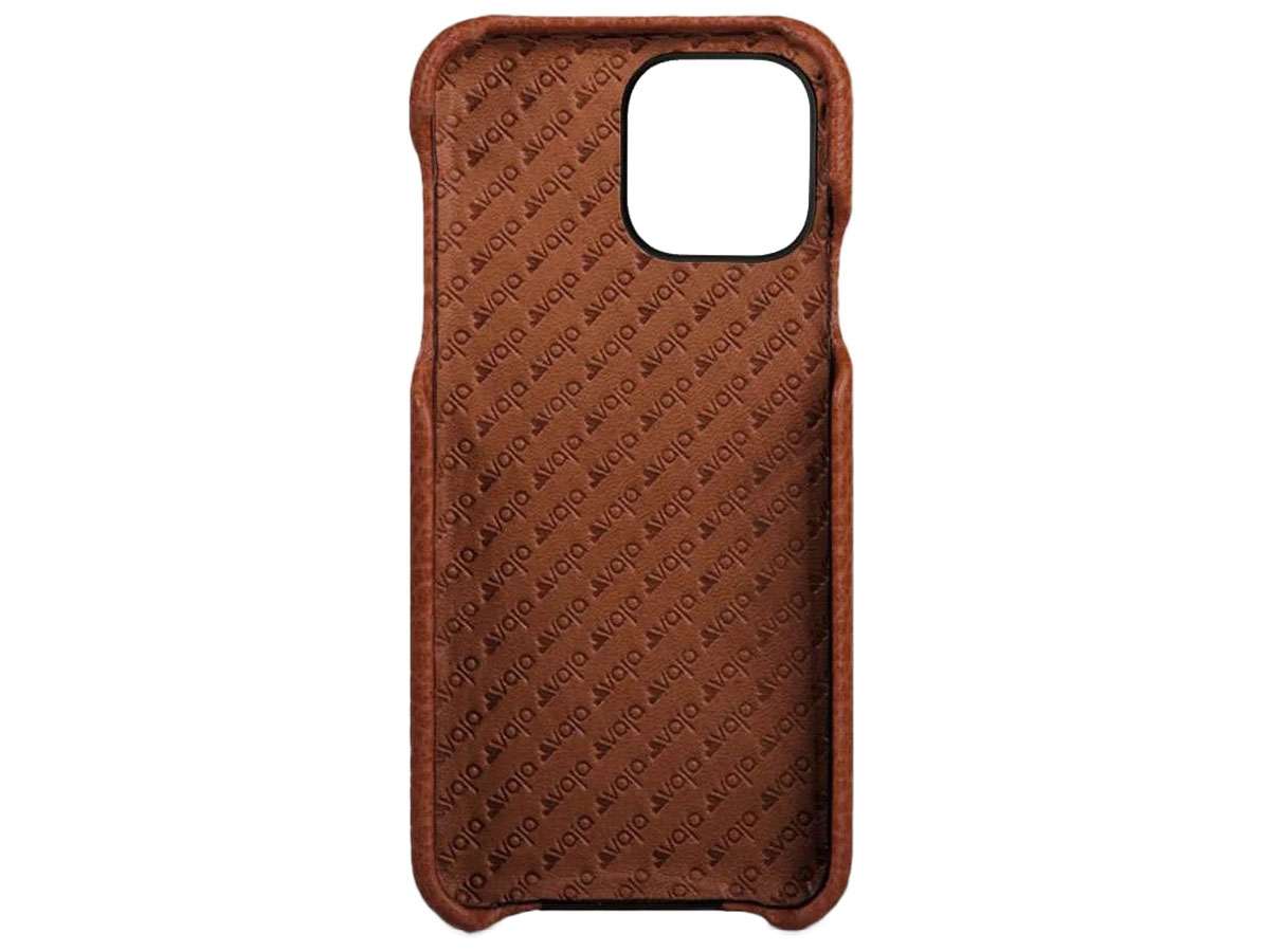 Vaja Grip Leather Case Cognac - iPhone 11 Pro Hoesje Leer