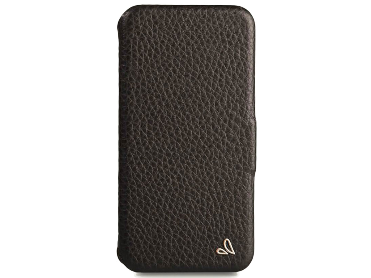 Vaja Folio Case Zwart - iPhone 11 Pro Hoesje Leer