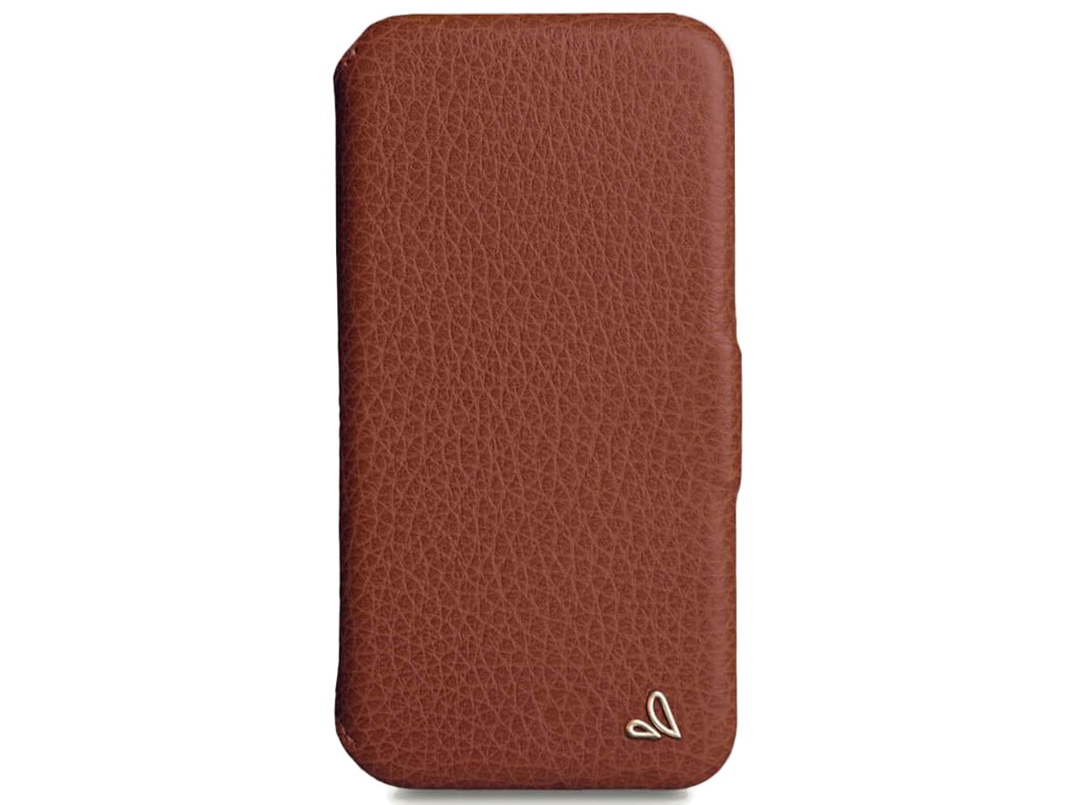 Vaja Folio Case Cognac - iPhone 11 Pro Hoesje Leer