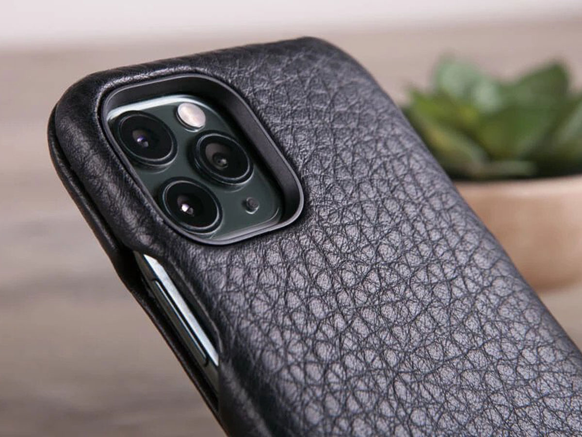 Vaja Top Leather Flipcase Cognac - iPhone 11 Pro Hoesje Leer