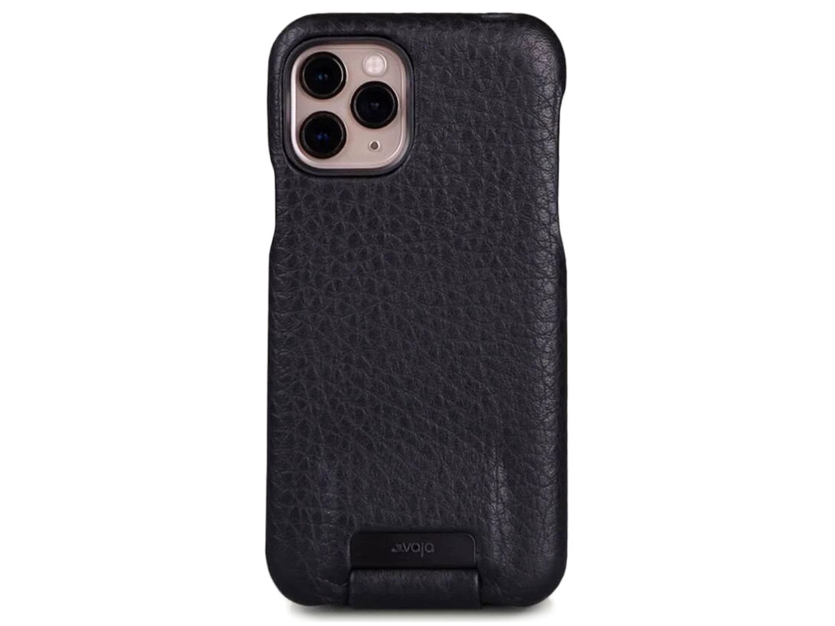 Vaja Top Leather Flipcase Zwart - iPhone 11 Pro Hoesje Leer