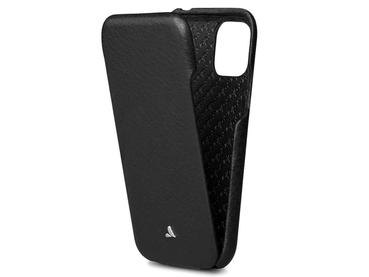 Vaja Top Leather Flipcase Zwart - iPhone 11 Pro Hoesje Leer