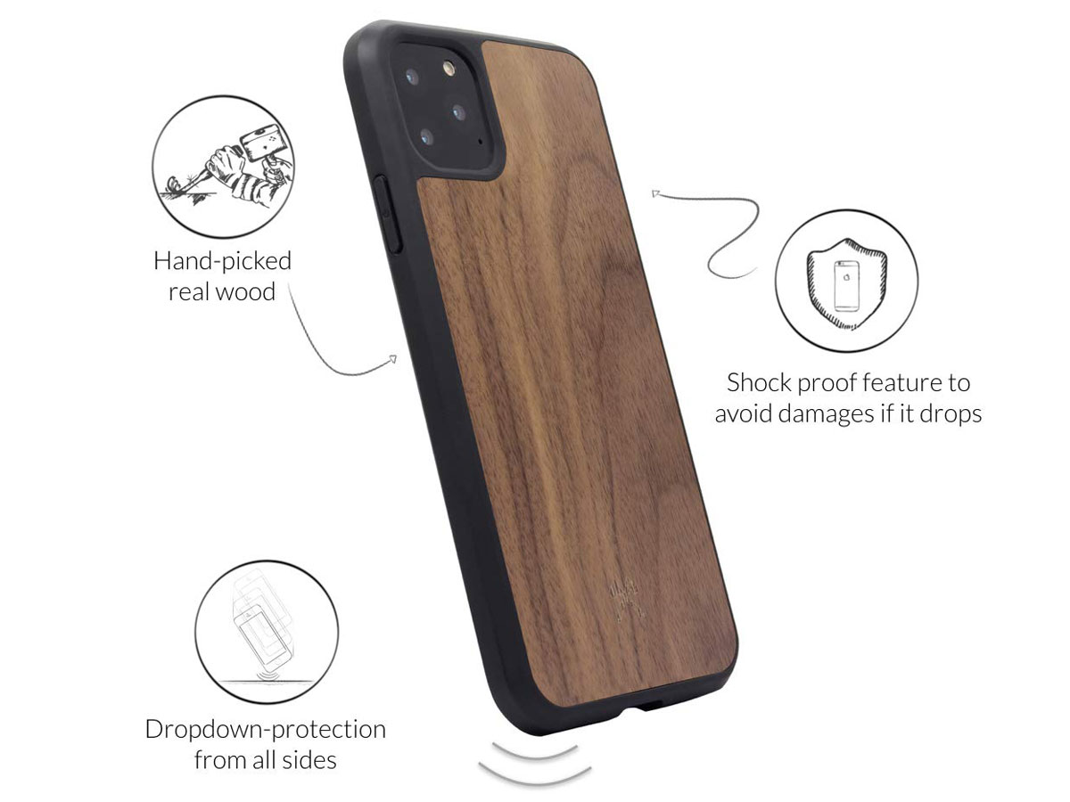 Woodcessories EcoBump - Houten iPhone 11 Pro hoesje