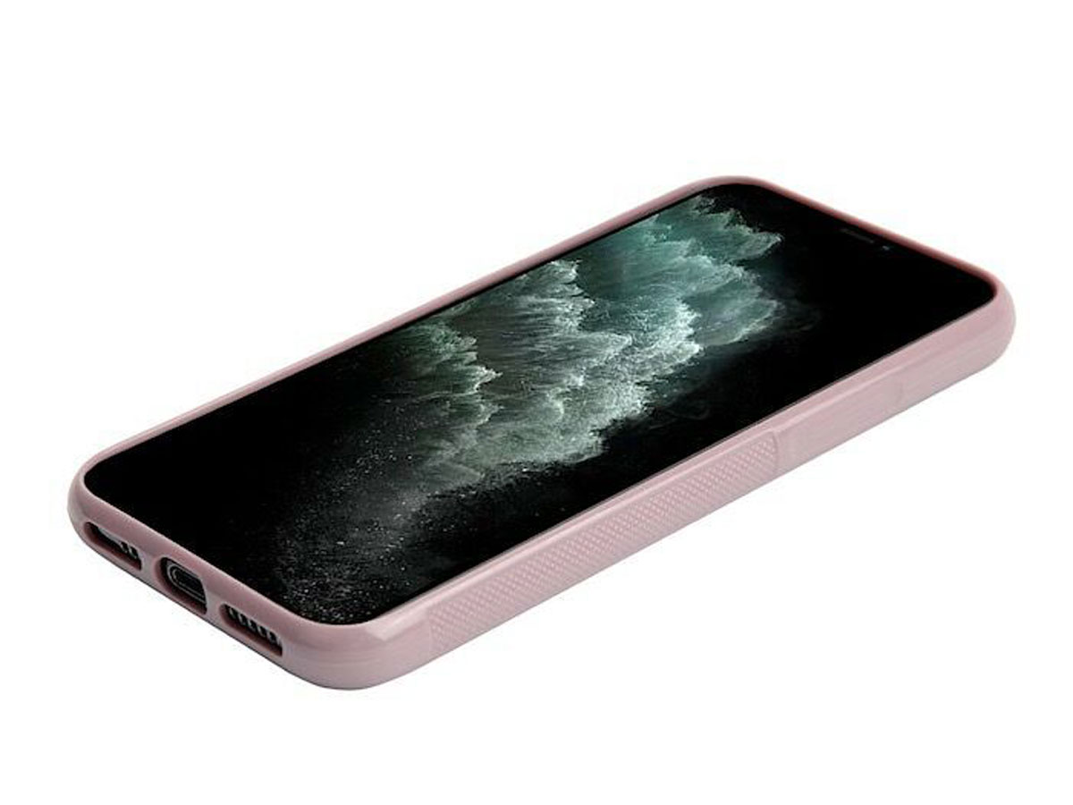 Woodcessories EcoSplit Roze - Houten iPhone 11 Pro hoesje