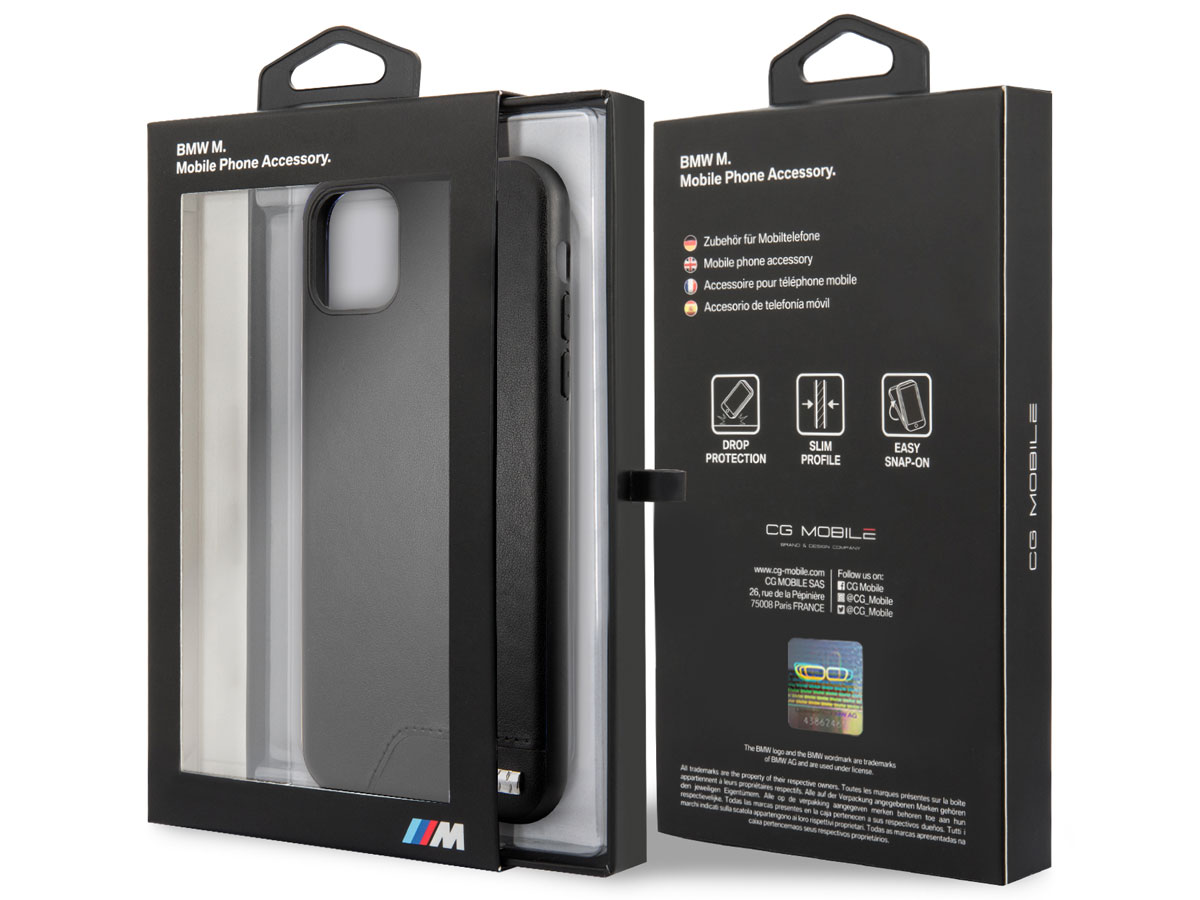 BMW M Hard Case Zwart - iPhone 11 Pro Max hoesje