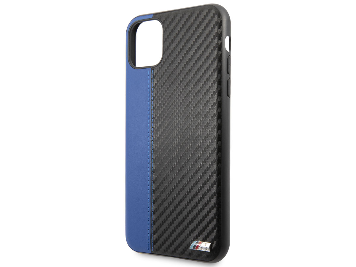 BMW M Sport Stitched Case Blauw - iPhone 11 Pro Max hoesje