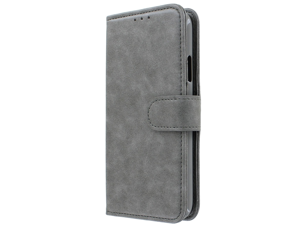 Classic Wallet BookCase Grijs - iPhone 11 Pro Max hoesje