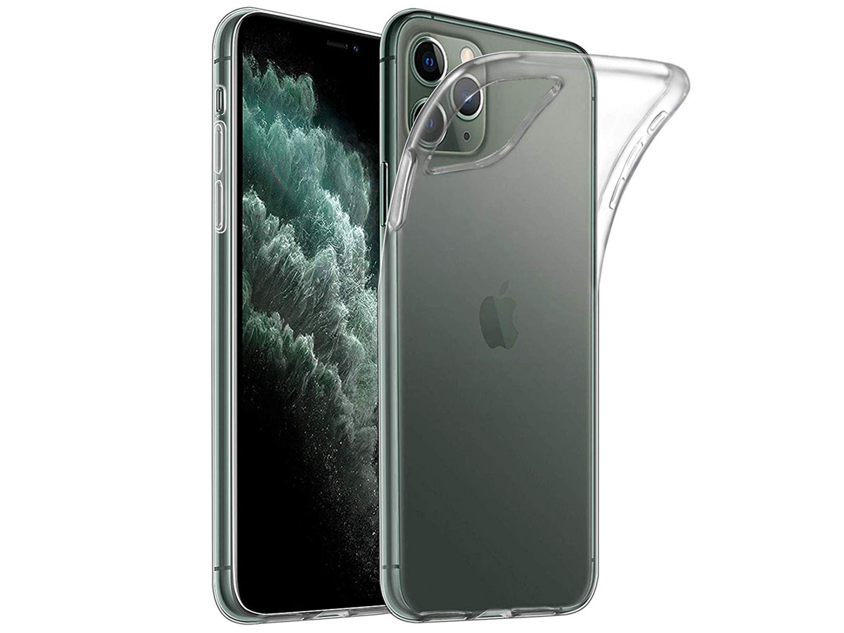 Verwoesten Tijdens ~ Voorkeursbehandeling Clear TPU Case | Doorzichtig iPhone 11 Pro Max Hoesje