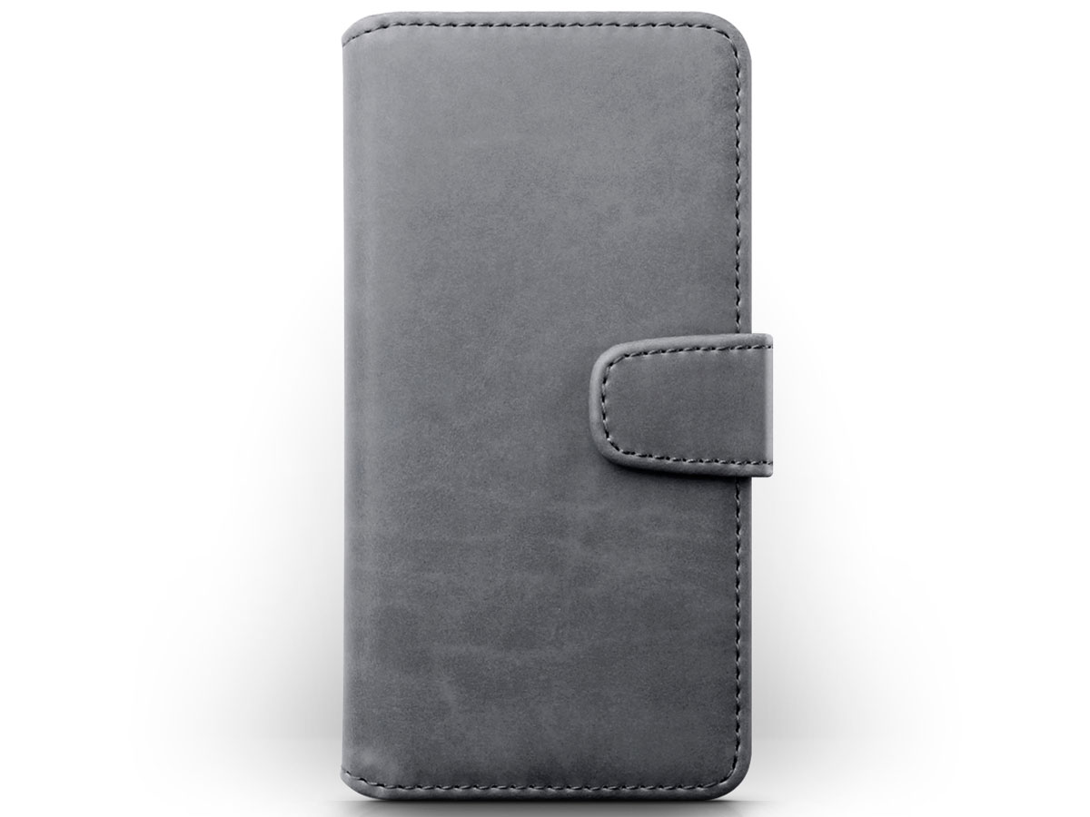 CaseBoutique Leather Wallet Grijs Leer - iPhone 11 Pro Max hoesje