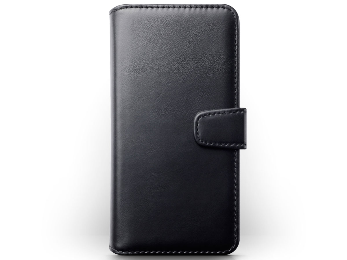 CaseBoutique Leather Wallet Zwart Leer - iPhone 11 Pro Max hoesje