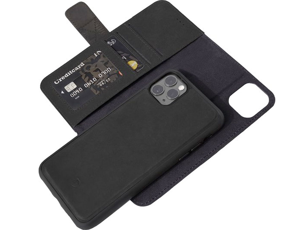 Decoded Detachable Wallet Case Zwart - iPhone 11 Pro Max hoesje