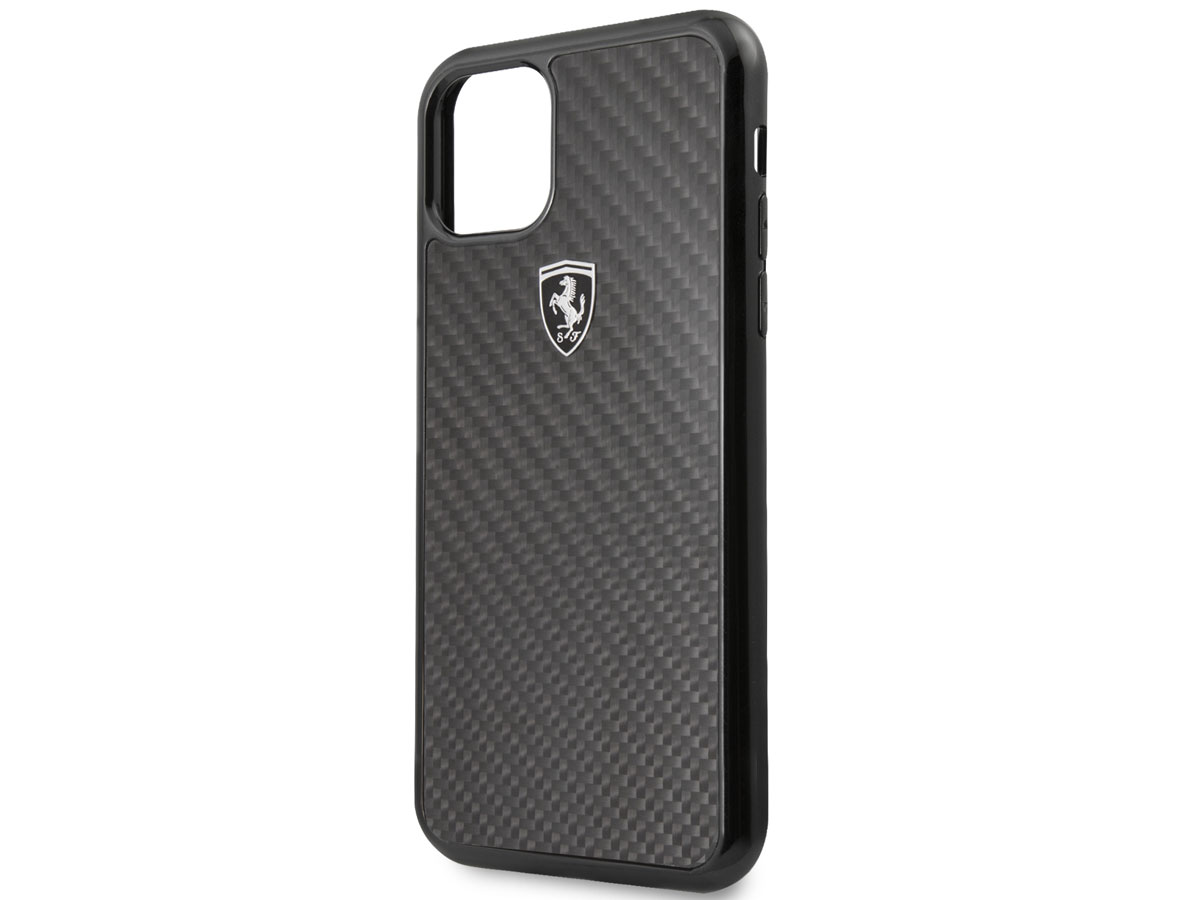 Ferrari Carbon Fiber Hard Case - iPhone 11 Pro Max hoesje