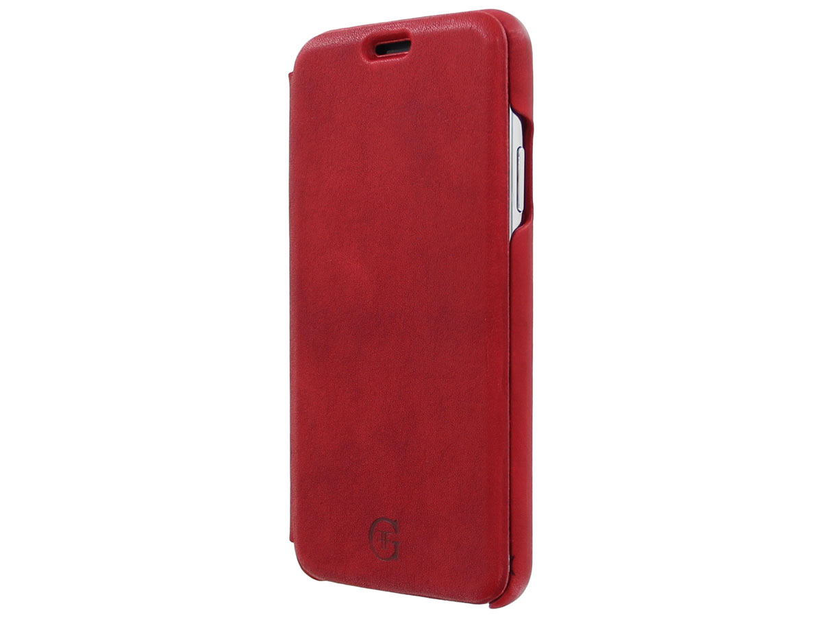 Graffi Oyster Folio Rood Leer - iPhone 11 Pro Max hoesje