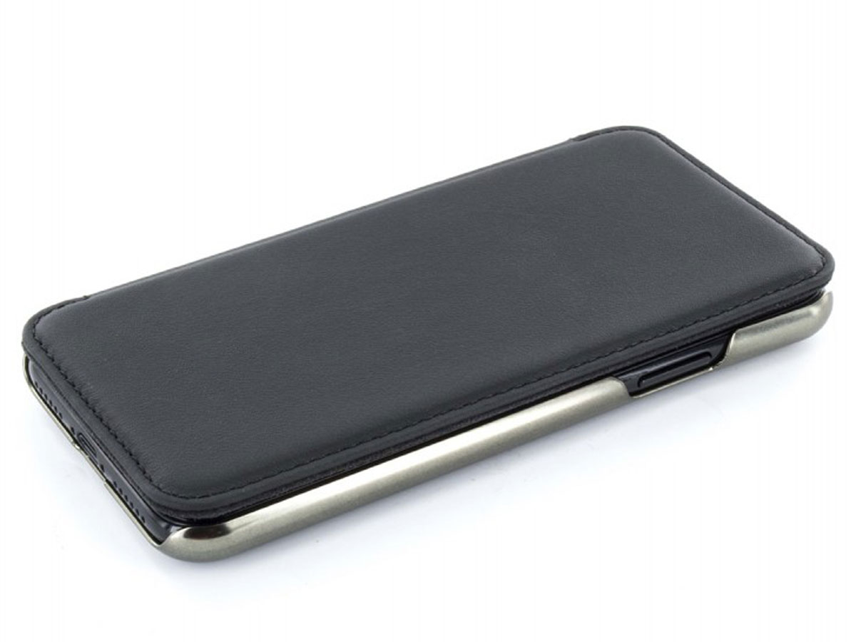 Greenwich Blake Folio Beluga/Gunmetal - iPhone 11 Pro Max Hoesje Leer