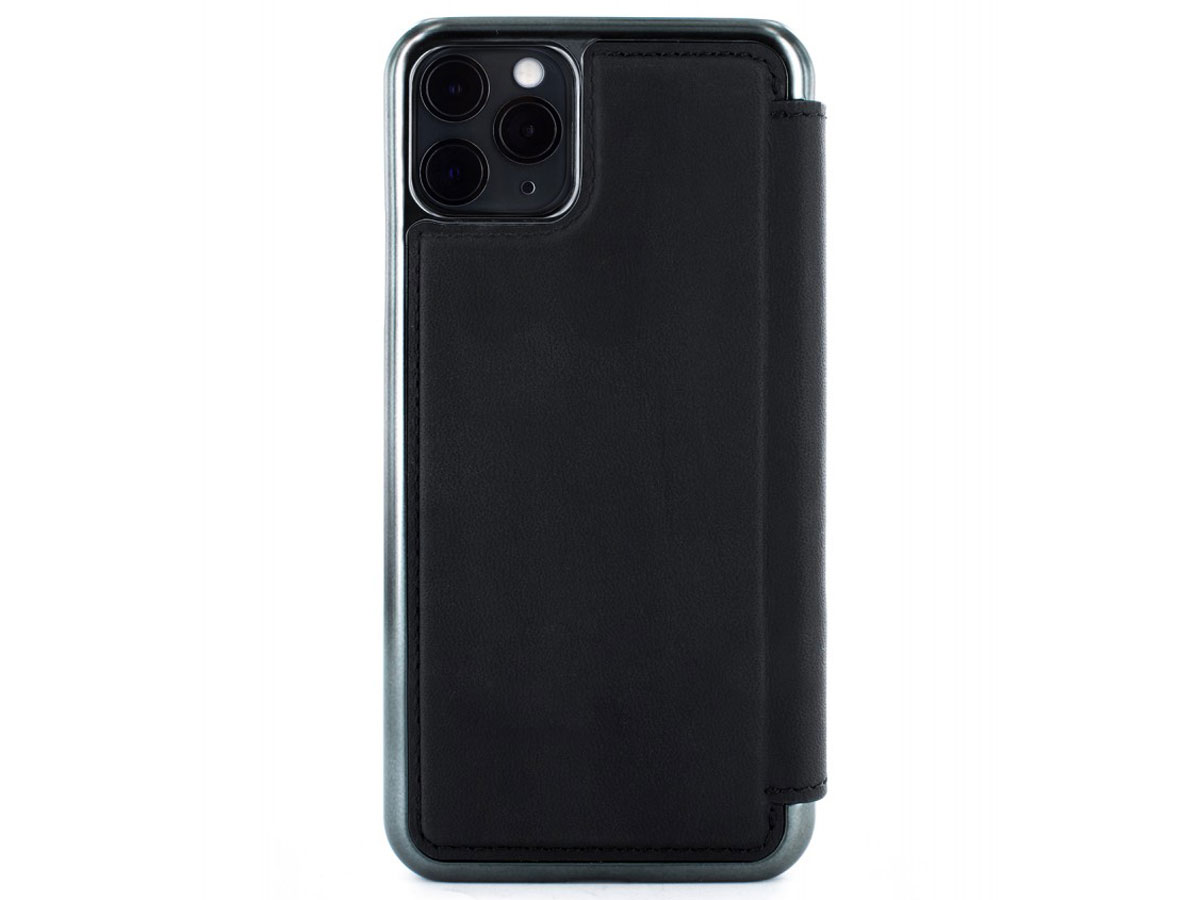 Greenwich Blake Folio Beluga/Gunmetal - iPhone 11 Pro Max Hoesje Leer