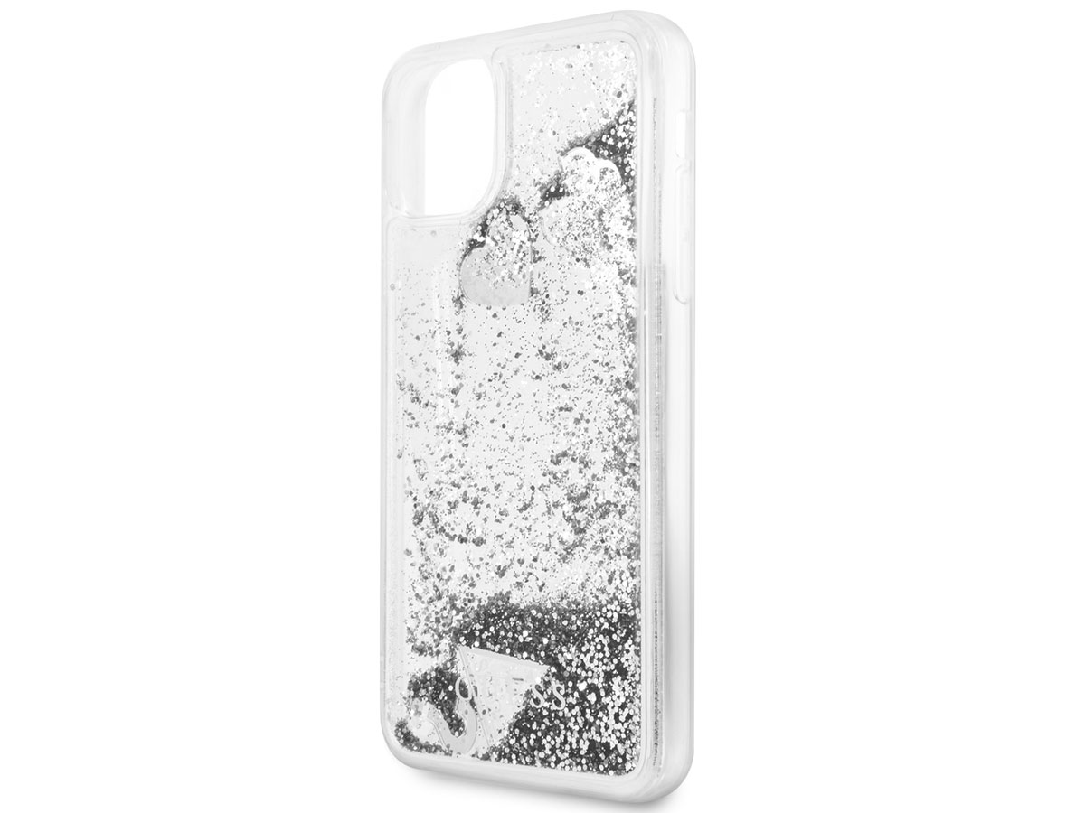 Guess Floating Logo Case Zilver - iPhone 11 Pro Max hoesje