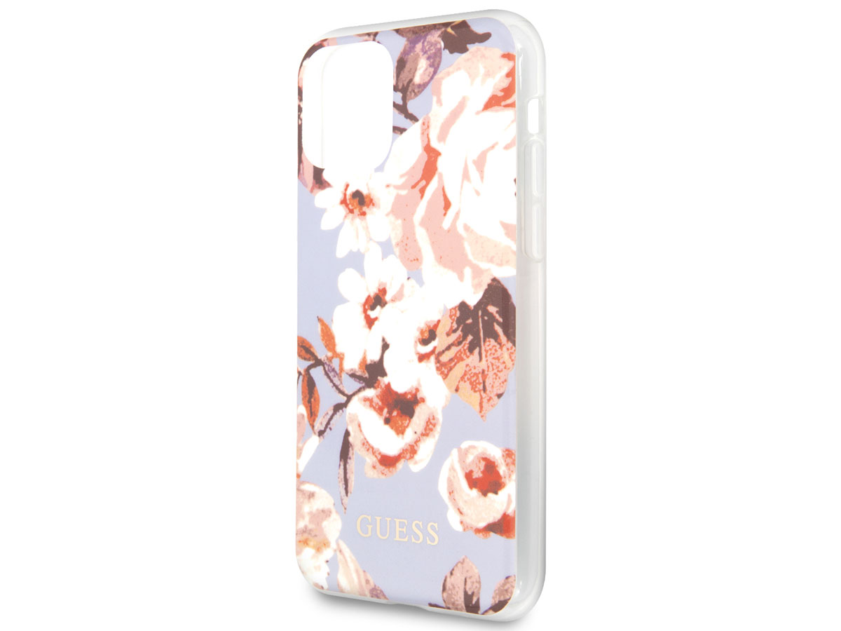 Guess Floral TPU Skin Case No. 2 - iPhone 11 Pro Max hoesje
