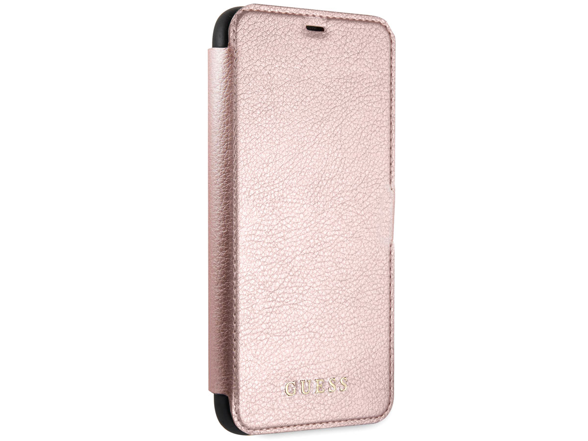 Guess Iridescent Bookcase Rosé - iPhone 11 Pro Max hoesje