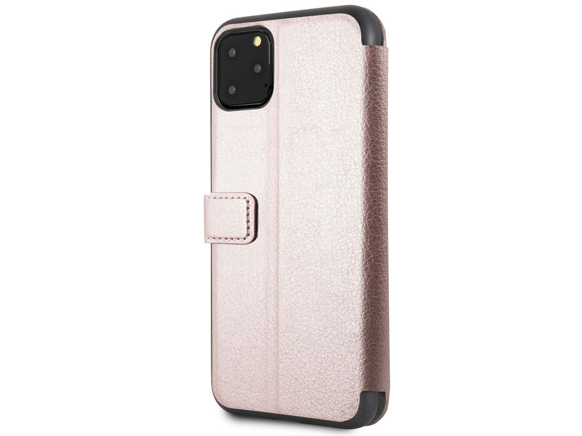 Guess Iridescent Bookcase Rosé - iPhone 11 Pro Max hoesje