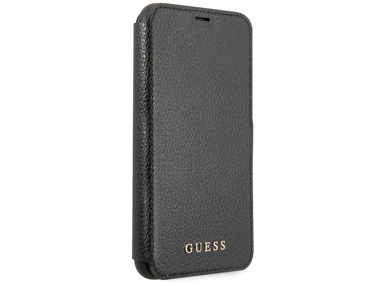 Guess Iridescent Bookcase Zwart - iPhone 11 Pro Max hoesje