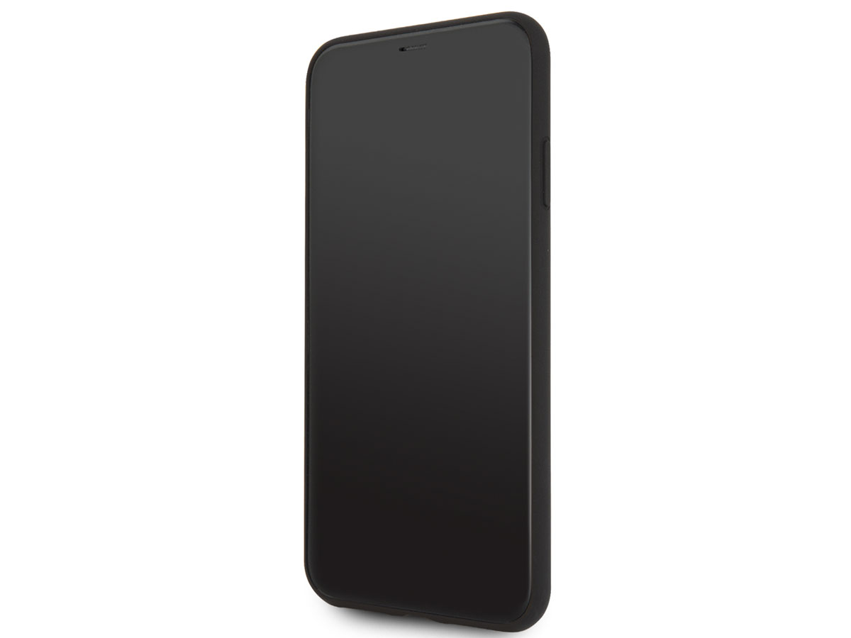 Guess Iridescent Hard Case Zwart - iPhone 11 Pro Max hoesje