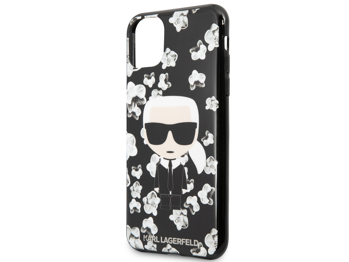 Karl Lagerfeld Flower TPU Case iPhone 11 Pro Max hoes