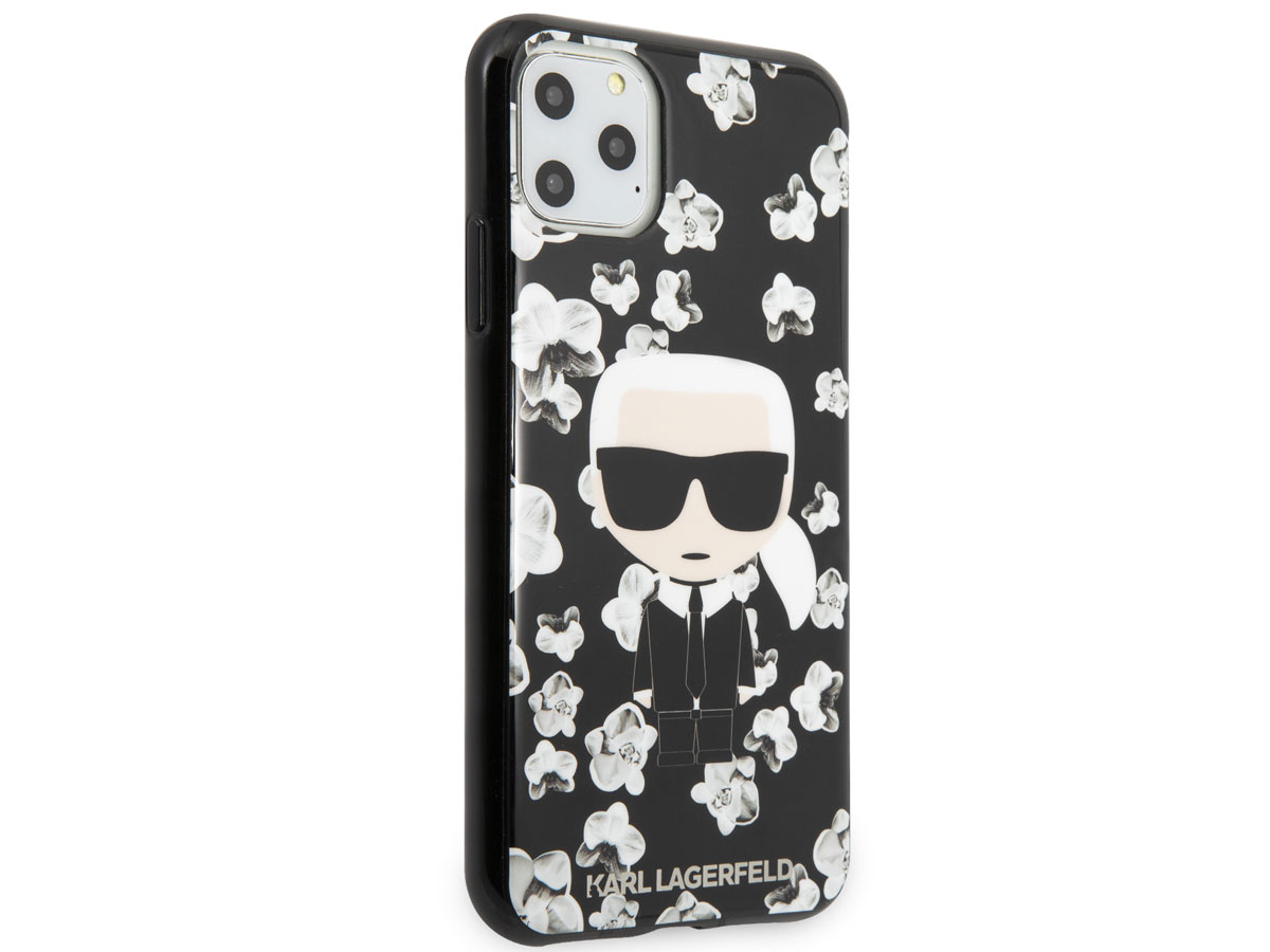 Karl Lagerfeld Flower TPU Case - iPhone 11 Pro Max hoesje