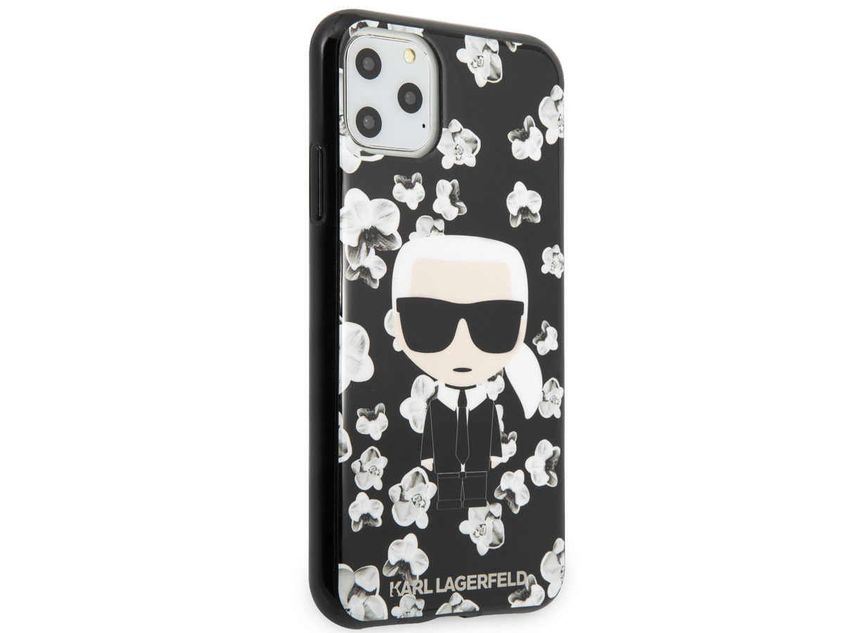Karl Lagerfeld Flower TPU Case iPhone 11 Pro Max hoes