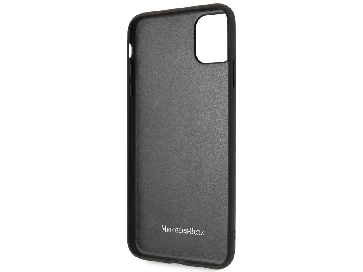 Mercedes-Benz Leather Case Bruin - iPhone 11 Pro Max hoesje