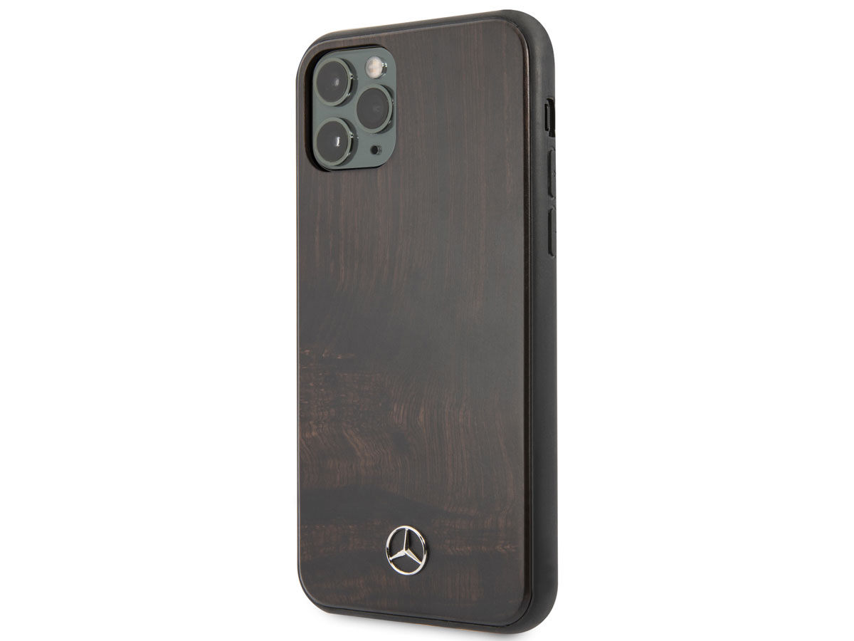 Mercedes-Benz Rosewood Case - Houten iPhone 11 Pro Max hoesje