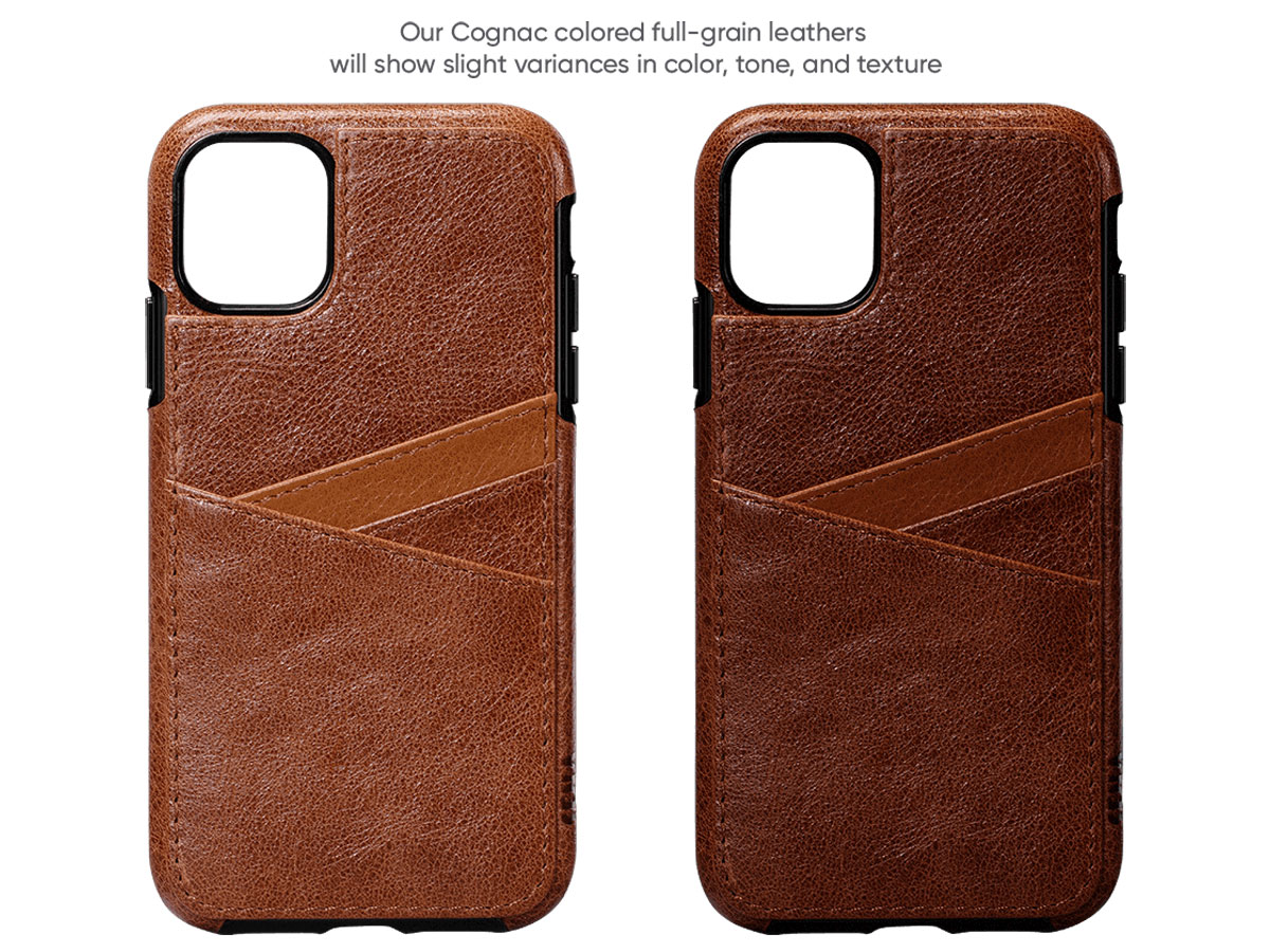 Sena Lugano Wallet Cognac - iPhone 11 Pro Max Hoesje Leer