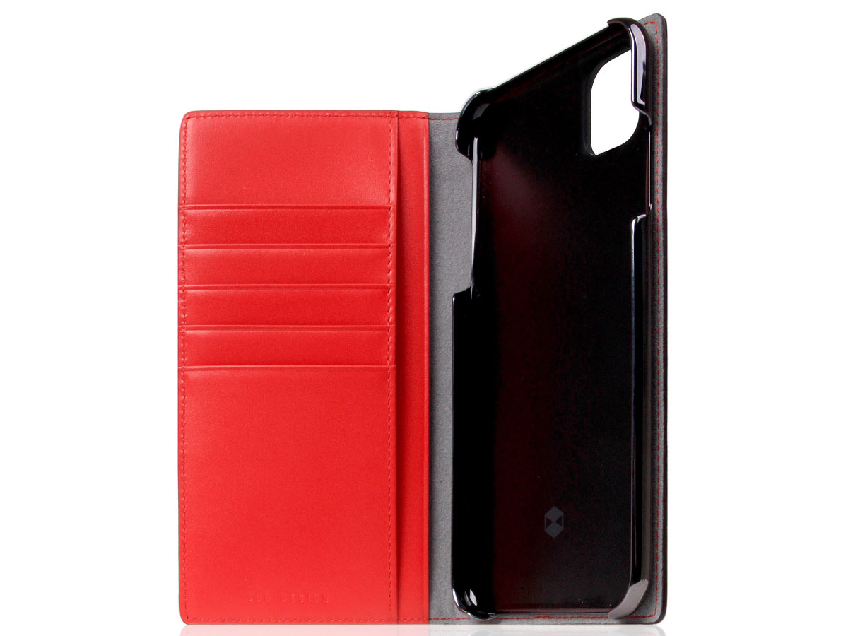 SLG Design D5 CSL Rood Leer - iPhone 11 Pro Max hoesje