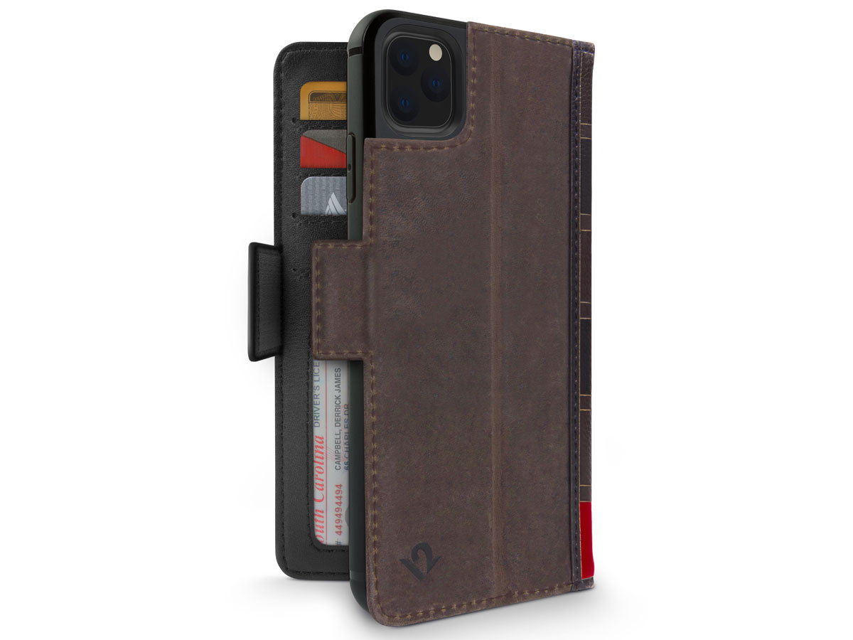 Twelve South BookBook Bruin - iPhone 11 Pro Max hoesje Leer