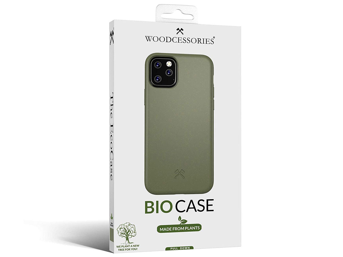 Woodcessories Bio Case Groen - Eco iPhone 11 Pro Max hoesje